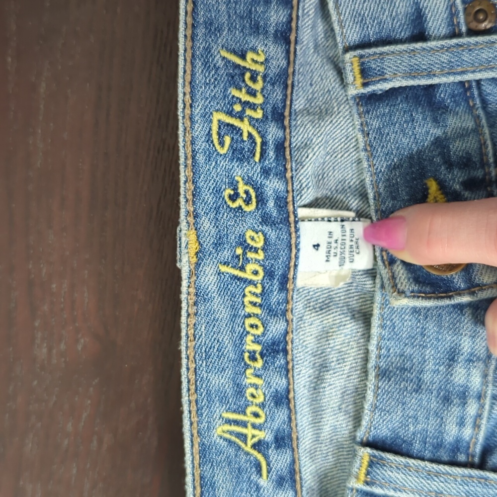 💙 Abercrombie VINTAGE Y2K Low Rise Jeans - Picture 7 of 13